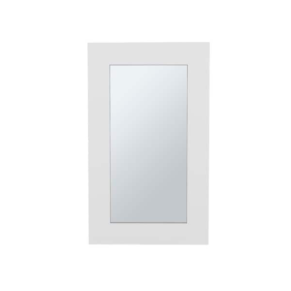 Homeroots 15" White Wood Floating Bathroom Vanity 571355 - main