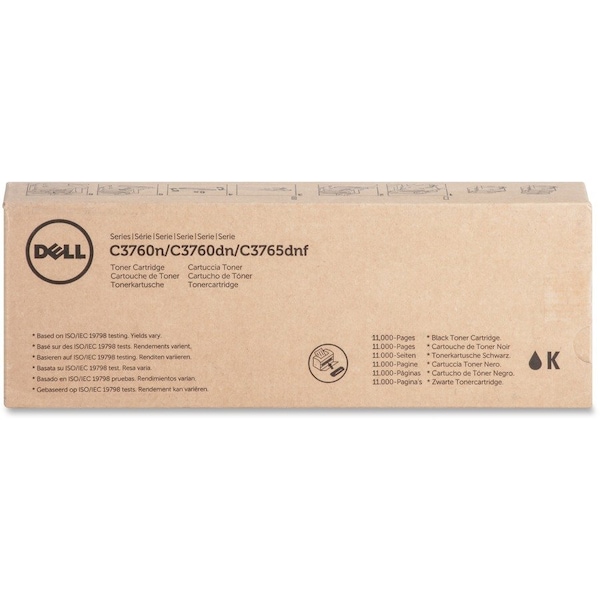Dell Original Laser Toner Cartridge - Black - 1 Each - 11000 Pages W8D60 - main