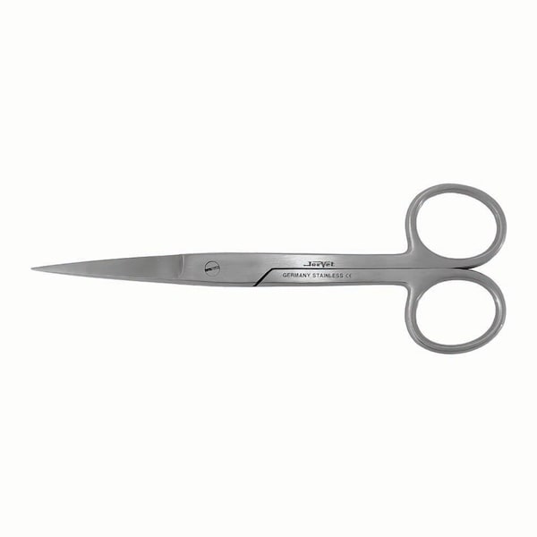 Jorgensen Laboratories German Surgical Scissors, Straight, s/s, 5 1/2" J0075EW - main
