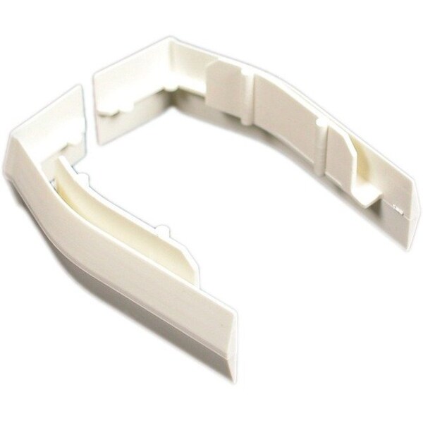 Legrand Raceway Base Seam Clip, 4 in W, 2 in H, 0.625 in L, Ivory 40N2F05V - main