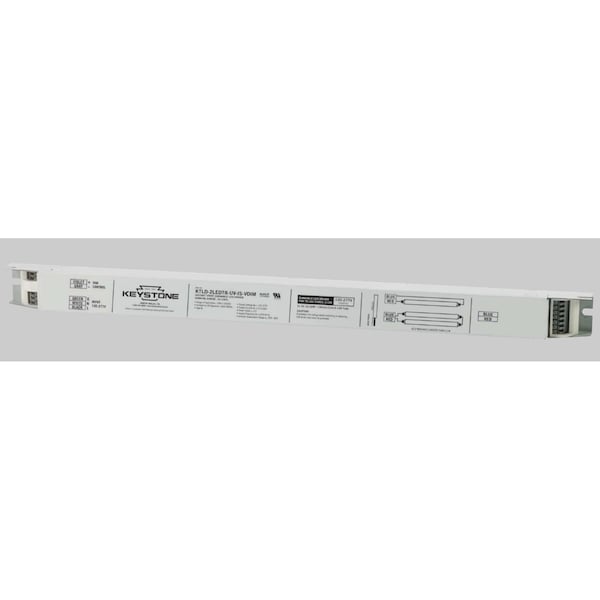 Keystone LED Driver for 1 or 2x Ballast Compatible T8 LED lamps, 0-10V Dimming, 120-277V Input KTLD-2LEDT8-UV-IS-VDIM-CP - main
