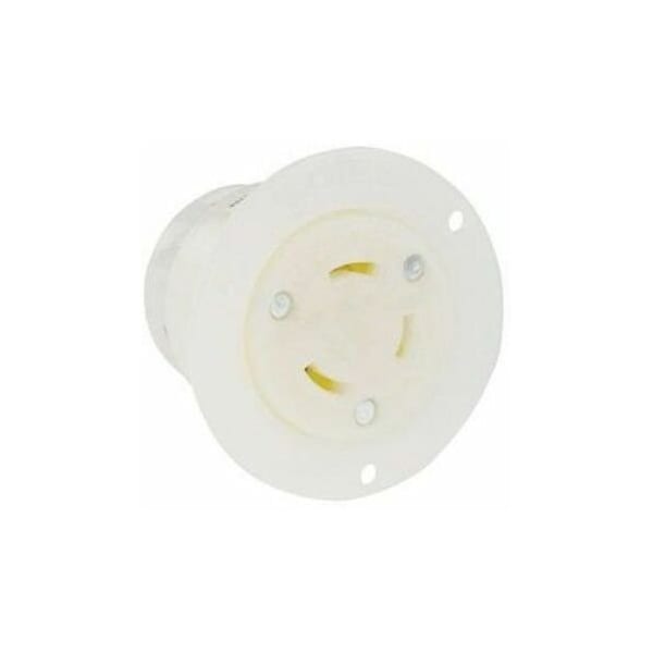 Leviton Industrial Grade Flanged Outlet 30 Amp, 600 Volt 3-Phase 2696 - main