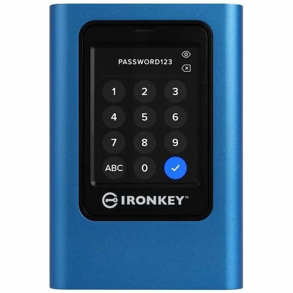 Kingston IronKey Vault Privacy 80 3.75 TB Portable Solid State Drive - External - TAA Compliant IKVP80ES/3840G - main