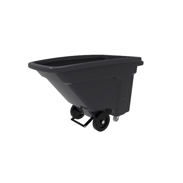 Toter 1/2 Cubic Yard 400 lbs. Capacity Standard Duty Nestable Tilt Truck, Industrial Gray NT005-00IGY - main