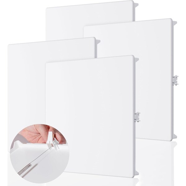 Morvat 12x12 Spring Access Panel for Drywall & Ceiling, 4PK MOR-PAP-SPRING-1212-4-PACK-NEW-A - main
