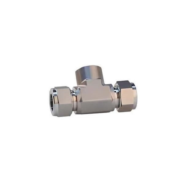 Arek Female Branch Tee 1/2 in Tube OD X 1/2 in NPT SS 316 RL129 FBT _1/2 X 1/2 - main