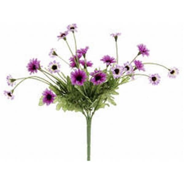 Allstate FBD515-PU-TT 10.5 in. Two Tone Purple Daisy Bushes X5-, 24PK FBD515-PU/TT - main