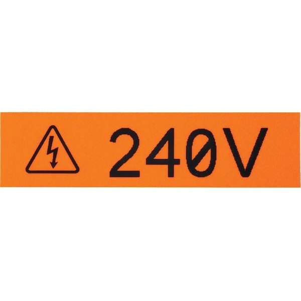 Panduit P1 Vyl Cont Tape Cass, .24"x25 ft., Bl/wh T024X000VPC-BK - main