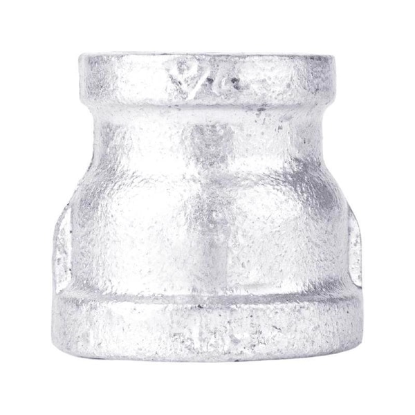 Stz Industries 1-1/2 in. FIP each X 1-1/4 in. D FIP Galvanized Malleable Iron Reducing Coupling 311URC-112114 - main