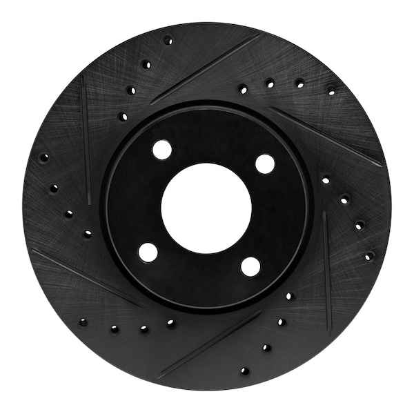 Dynamic Friction Co DFC Brake Rotor - Drilled and Slotted - Black 633-67112L - main