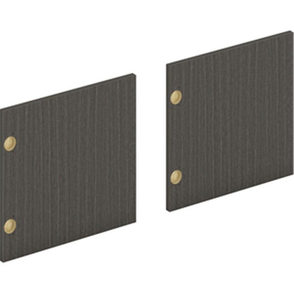 Seatsolutions 48 in. Mod Laminate Doors, Slate Teak - Set of 3 SE1867243 - main