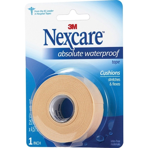 Nexcare Absolute Waterproof First Aid Tape, Foam, 1 x 180 731 - main