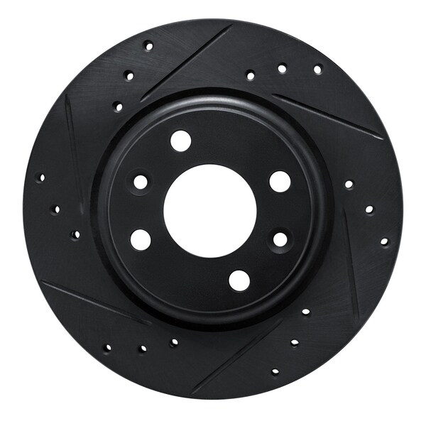 Dynamic Friction Co DFC Brake Rotor - Drilled and Slotted - Black 633-63159L - main
