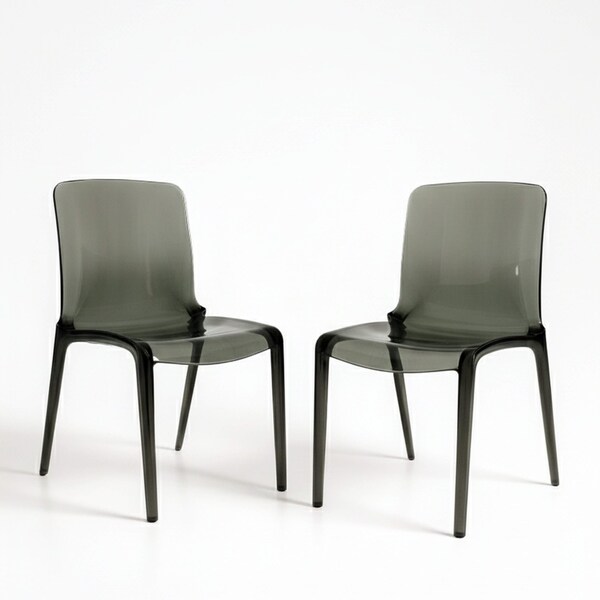 Leisuremod Murray Modern Dining Chair, Black, 2PK MC20TBL2 - main
