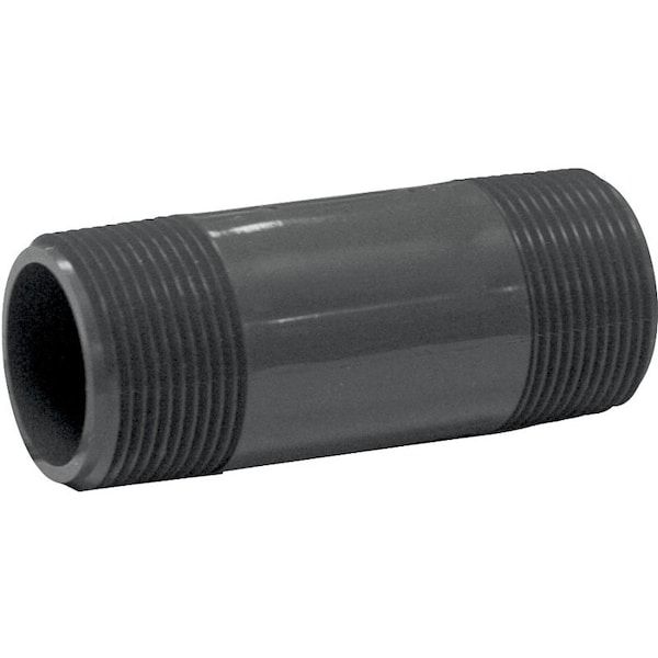 Genova Products LASCO 212030BC Pipe Nipple, 1-1/4 in, PVC, SCH 80 Schedule, 3 in L 386030D - main