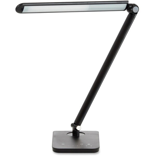 Safco LED Desk Lamp, w/USB/Dimmer, Black 1001BL - main