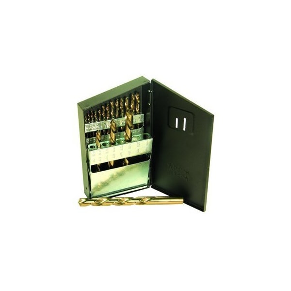 Norseman Drill & Tool Norseman 29 Piece LF29 190AL LeftHand Heavy Duty Jobber Length Spiral Set 87854 - main