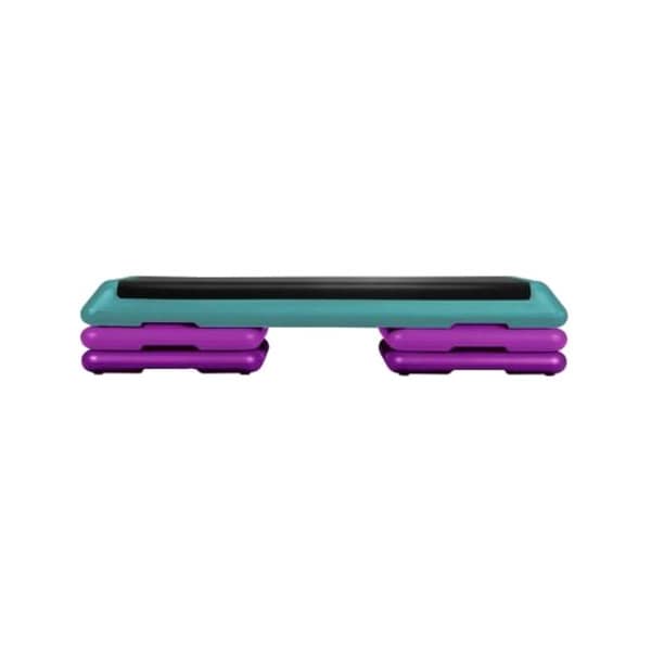 The Step Health Club Size Platform With four 4 Original Risers - Teal F1010W - main