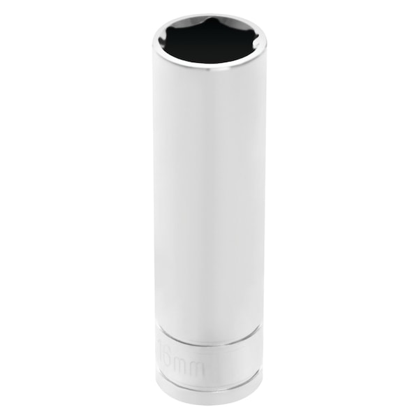 Performance Tool 1/2 In Dr. Deep Socket 16Mm Socket Dp 16Mm, W32416 W32416 - main