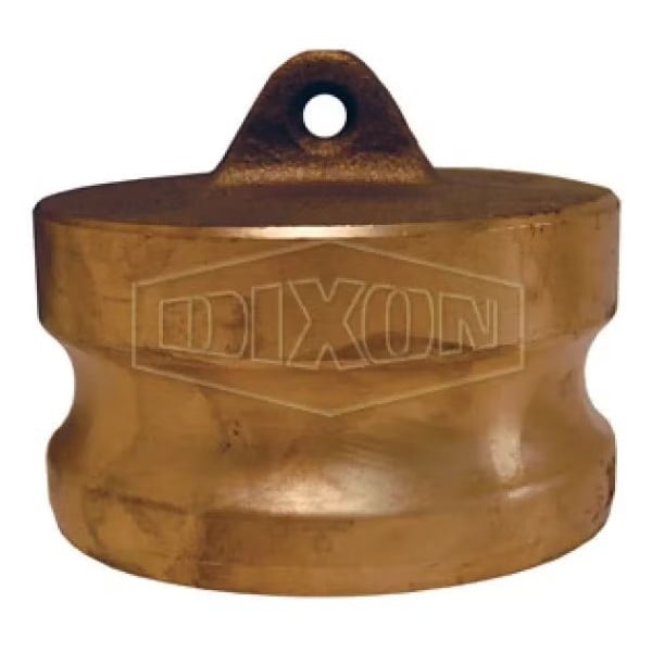 Dixon Boss-Lock Type DP Cam and Groove Dust Plug, 6 in Nominal, Brass, Domestic 600-DP-BR - main