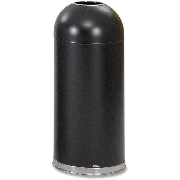 Safco 15 gal Open Top Trash Can 9639BL - main