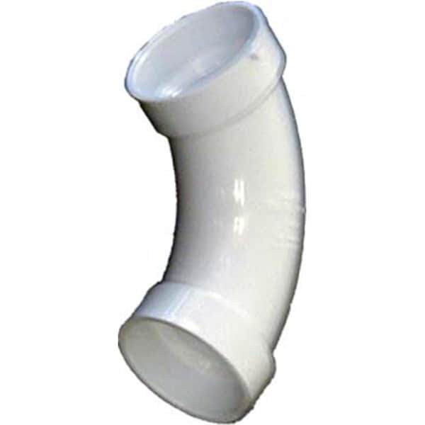 Lovelyhome 4in. Sch. 40 PVC-DWV 90 degrees Sweep Elbows LO777654 - main