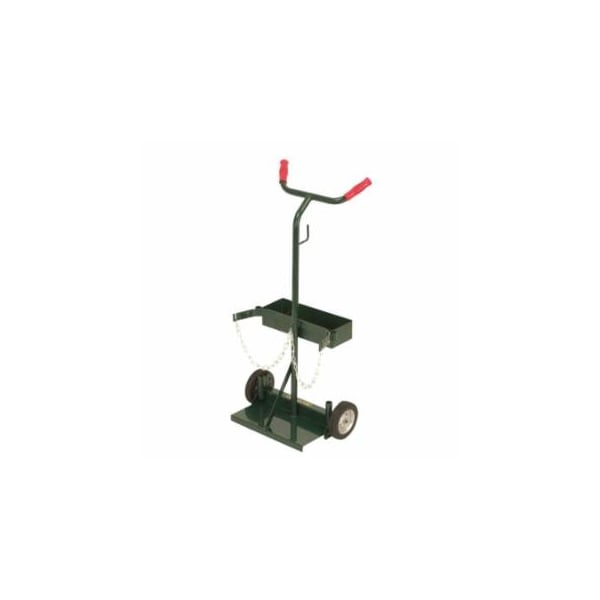 Harper Trucks Series 140 Truck, Holds 2 Cylinders, 7 in to 8 in dia, 6 in Semi-Pneumatic/B.B. Wheels 338-140-71 - main