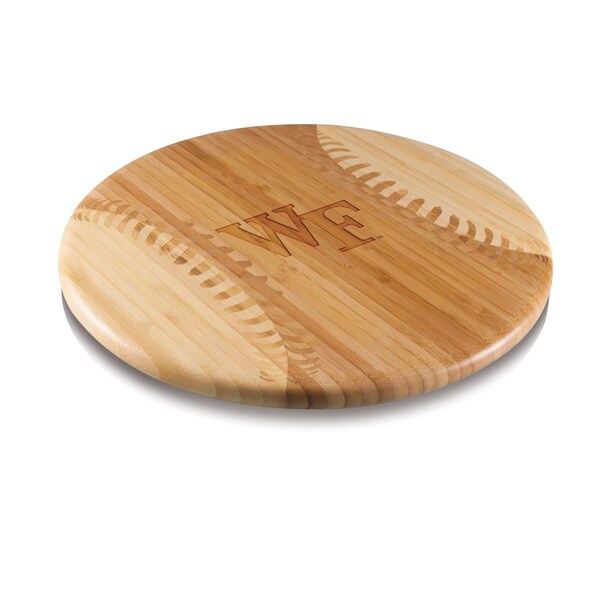 Picnic Time Family Of Brands NCAA Wake Forest Demon Deacons Home Run! Baseball Cheese Board - Novelty Charcuterie Board 894-00-505-613-0 - main