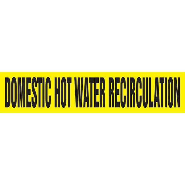 Accuform ASME ANSI PIPE MARKER DOMESTIC RPK281SSH - main
