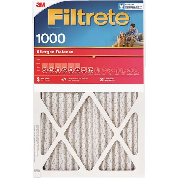 Filtrete 12'' x 24'' x 1'' 1000/1085 MPR Allergen Defense Furnace Filter MERV 11 9820-4 - main