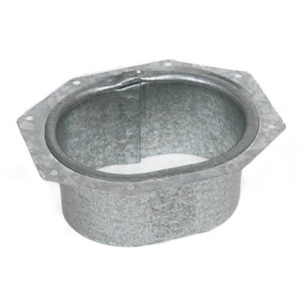 Swivel 33051 2 x 3 in. Galvanized Steel Outlet, White SW567457 - main