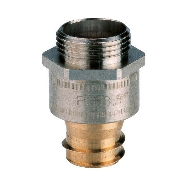 Flexa Gmbh LI-P OD 21 Thread PG16 IP 40 Straight Nickel-plated brass 5010.010.016 - main