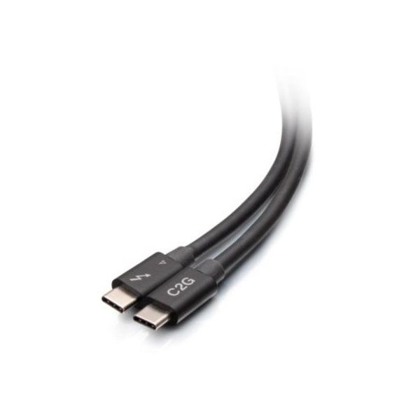 C2G 1.5ft Thunderbolt 4 Cable - USB C Thunderbolt 4 Cable - 100W - 40Gbps - 8K 60Hz C2G28885 - main