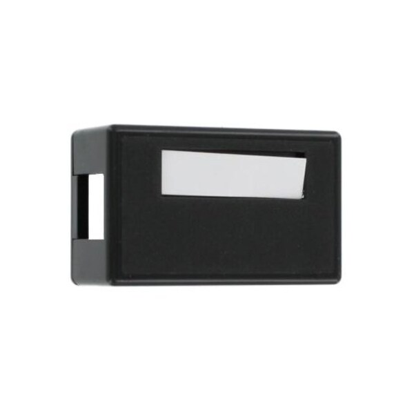 Leviton 1-Port Surface Mount Unloaded, Quickport, Black 41089-1EP - main