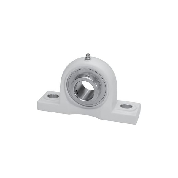 Iptci Pillow Block Ball Bearing Mounted Unit, Thermoplastic Housing Material, 1.1875 in Dia CUCTP206-19 - main