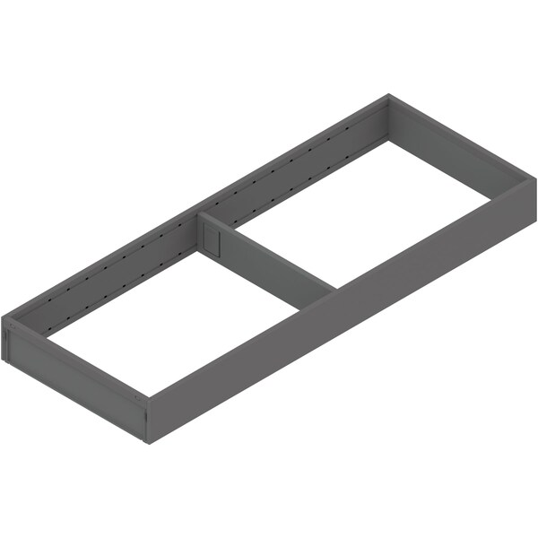 Blum 20-1/2in.D Gray Steel Ambia Wide Untensil Insert for 22in. Drawer ZC7S550RS2 - main