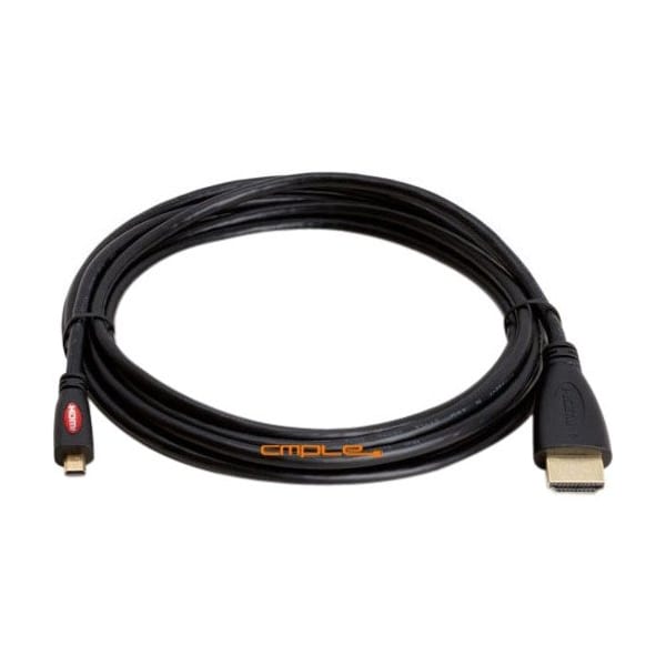 Cmple 290-N MICRO HDMI to HDMI cable Gold Plated for Cell phones -10 FEET815239019989 290-N - main
