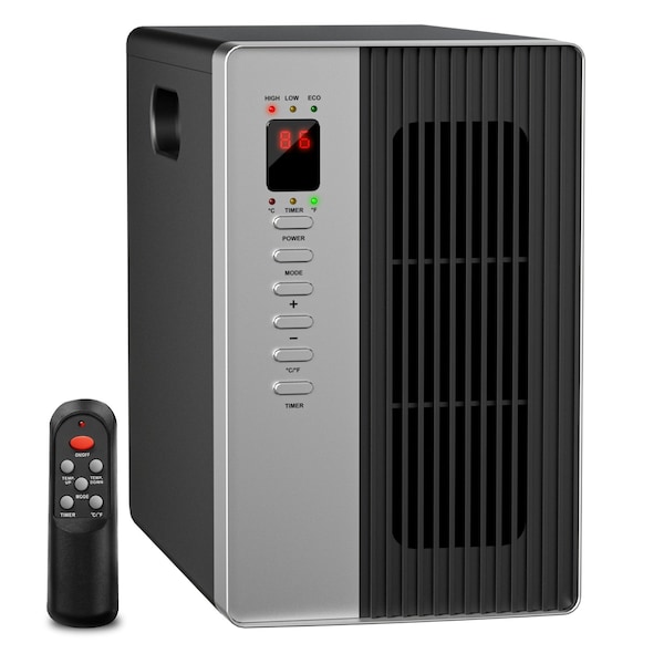 Edendirect 1500 -Watt Quartz radiant Tower Indoor Electric Space Heater with Thermostat with Remote ZR-GD9215BD6-J - main