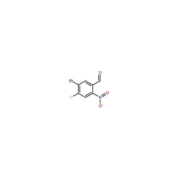 Ak Scientific 5-Bromo-4-fluoro-2-nitrobenzaldehyde (5g), CAS 213382-45-7 0851AB-5g - main