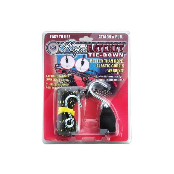 Carolina North Mfg 1/8"Ratch Tie Down/Hook 10001-12 - main