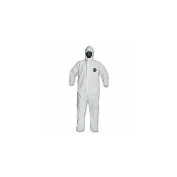 Dupont ProShield 50 Hooded Coveralls with Elastic Wrists/Ankles, White, 2X-Large, 25PK 251-NB127SWH2X002500 - main