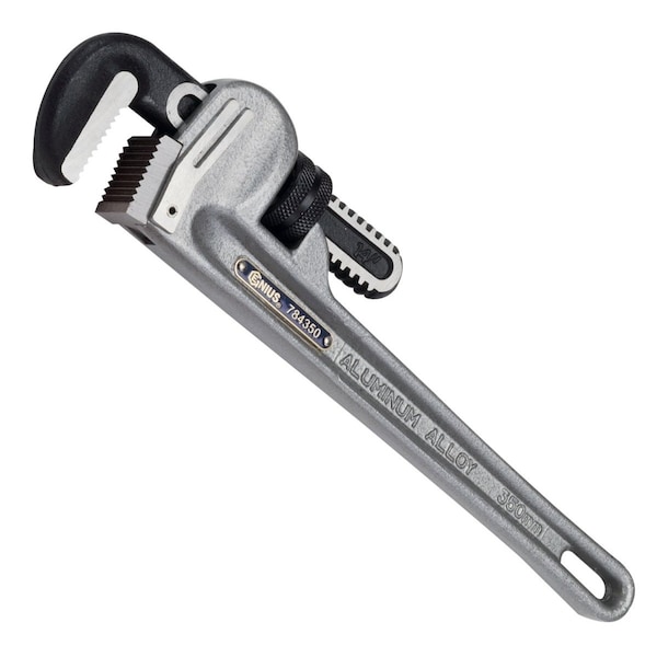Genius Tools Aluminum Pipe Wrench, 910mmL 784910 - main