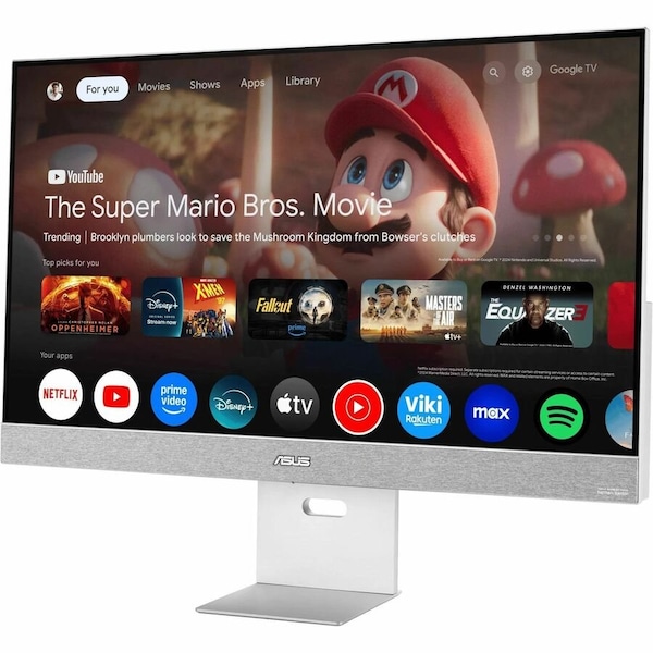 Asus ZenScreen MS32UC 32" Class 4K UHD Smart LED Monitor - 16:9 - Silver MS32UC - main