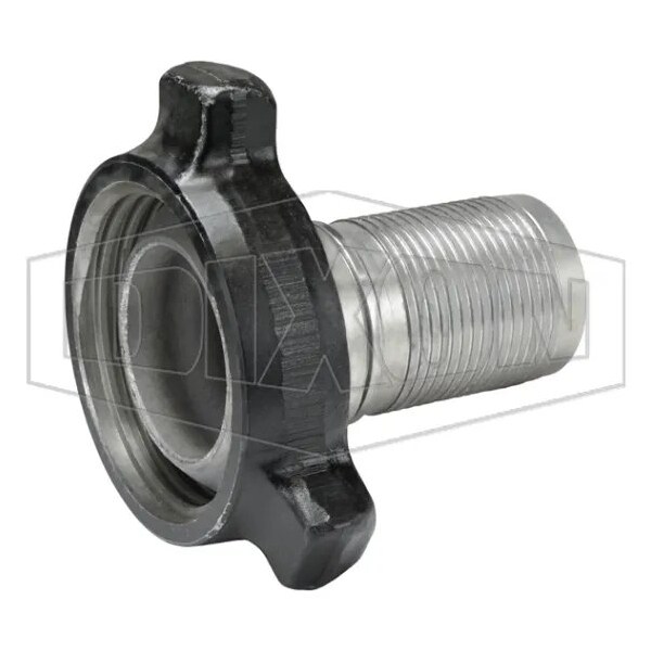 Dixon FIG 100 1 pc Male Frac Fitting with Nut and O-Ring, 4 in Nominal, Iron/Steel/Forged Steel Nut, Domes HUM100400CS - main