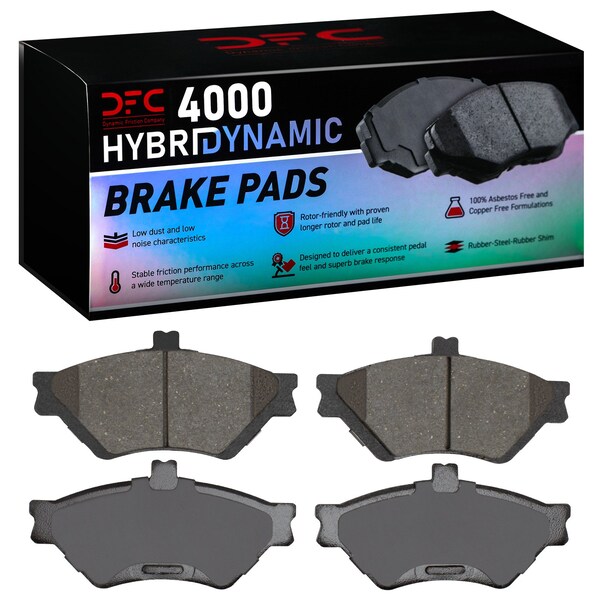 Dynamic Friction Co DFC 4000 HybriDynamic Brake Pads 4000-0678-00 - main