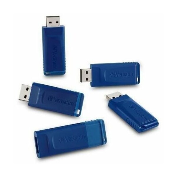Verbatim 16GB USB Flash Drive - 5pk - Blue - 16GB - 5 Pk 99810 - main