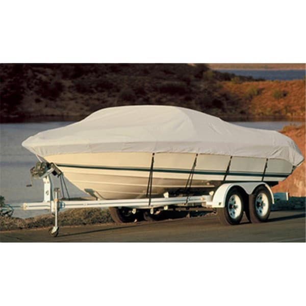 Bookazine 70203 14 x 16 x 90 ft. Acrylic Coated Polyester Trailerable V-Hull Runabout Bow Rider Boat Cover TI3585782 - main