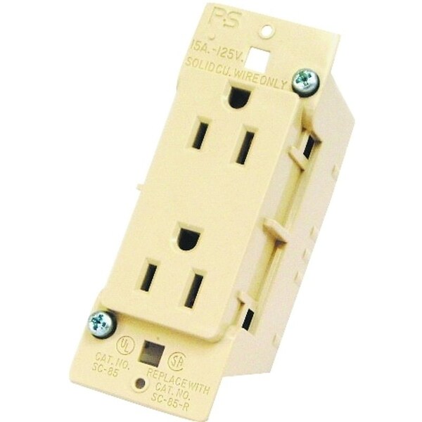 Us Hardware RECEPTCL DUPLX RV IVRY E-102C - main