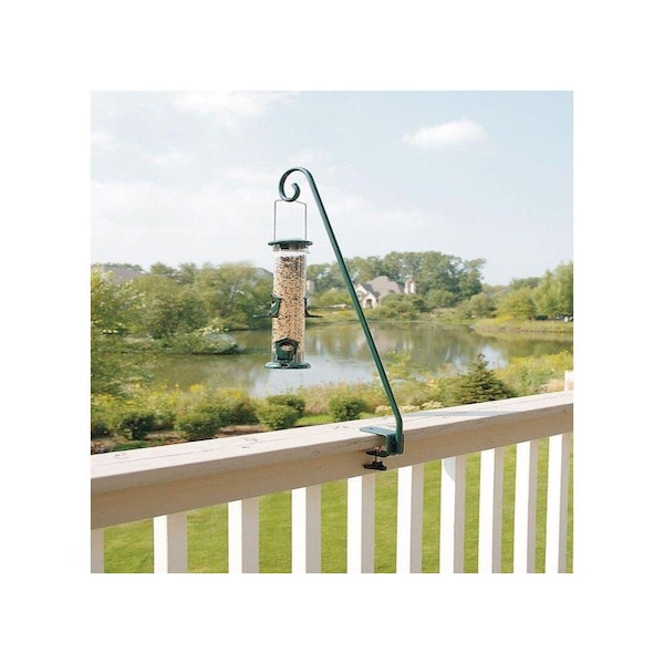 Audubon Plant Bracket Green Steel 32.4in H Hang Bird Feeders Powder Coated NADECK - main