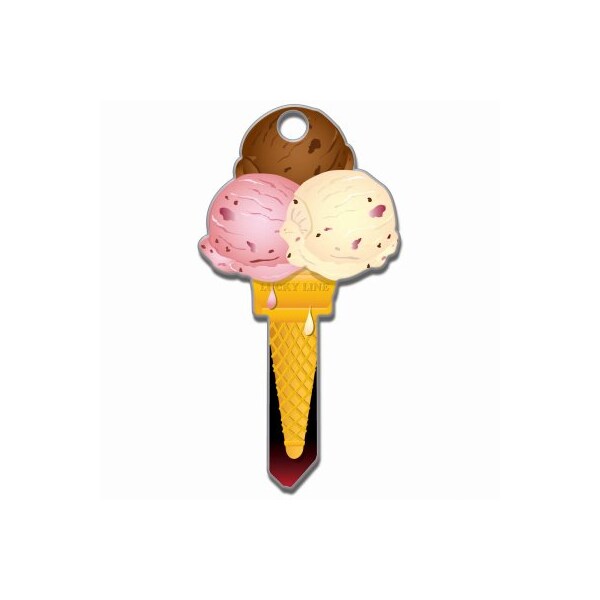 Lucky Line KW1 Ice Cream Key Blank, 5PK B111K - main